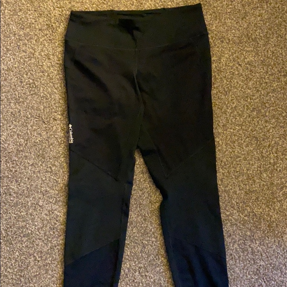 Black Windblock Columbia Leggings